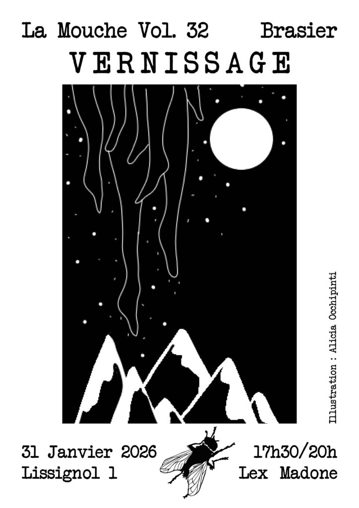 Flyer illustré par Alicia Occhipinti