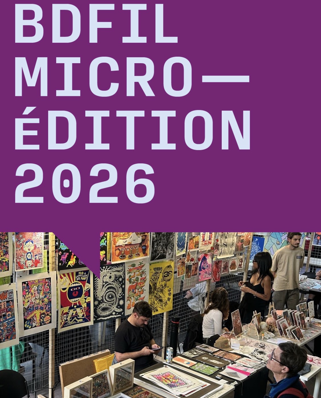 Microédition BDFil – 1-3 mai 2026 & Vernissage vol.33